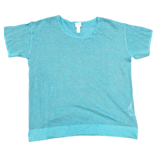 Top Ss By Chicos In Blue, Size:L