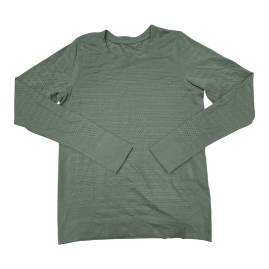 Athletic Top Ls Crewneck By Lululemon In Green