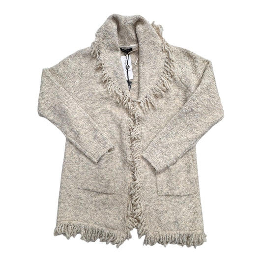 Sweater Cardigan By Charlie B In Beige, Size:M