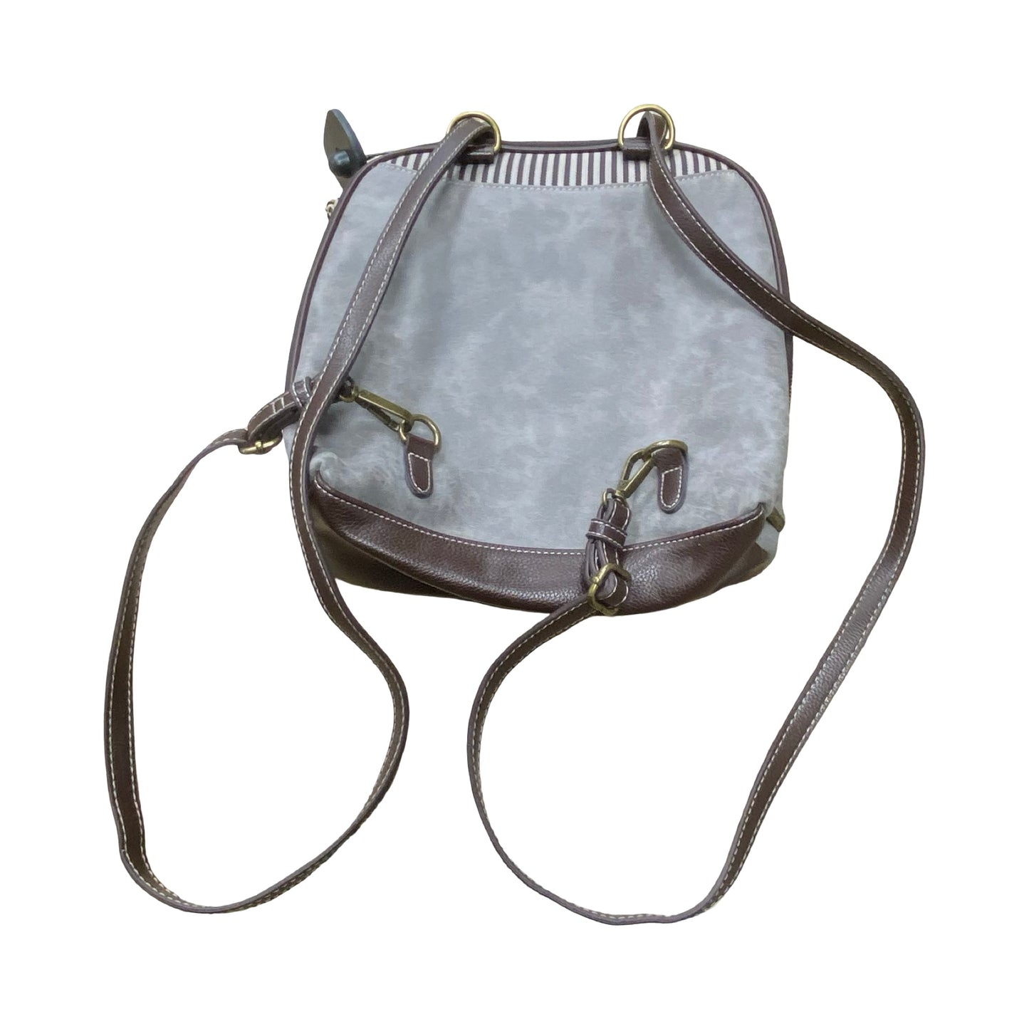 Backpack By Chala In Brown & Grey, Size:Medium