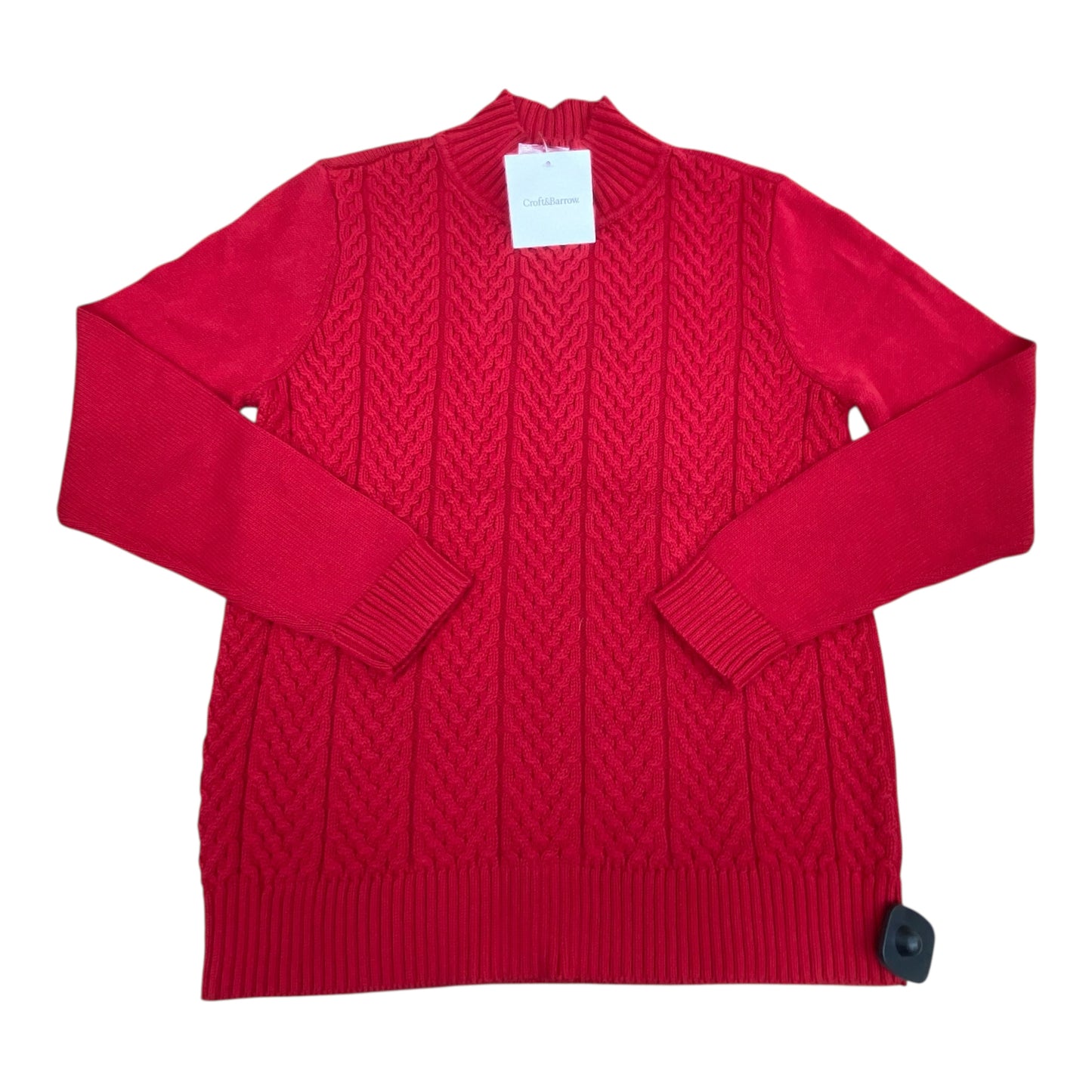 Sweater By Croft And Barrow In Red, Size:M