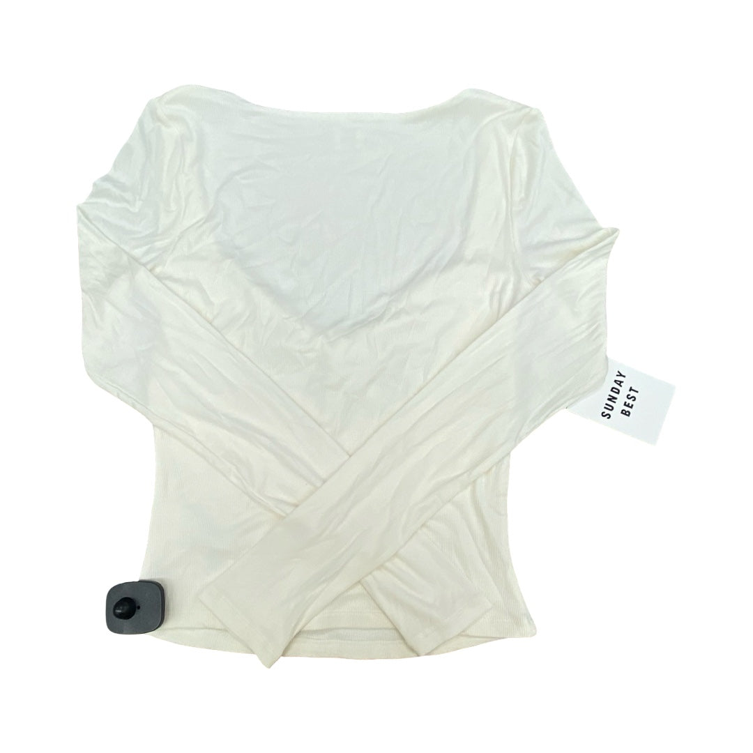 Top Ls By Sunday Best In Cream, Size:S