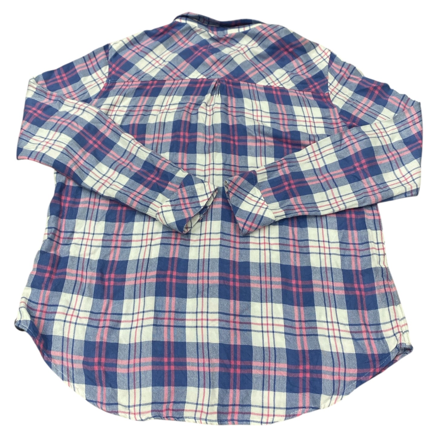 Top Ls By Rails In Plaid Pattern, Size:L