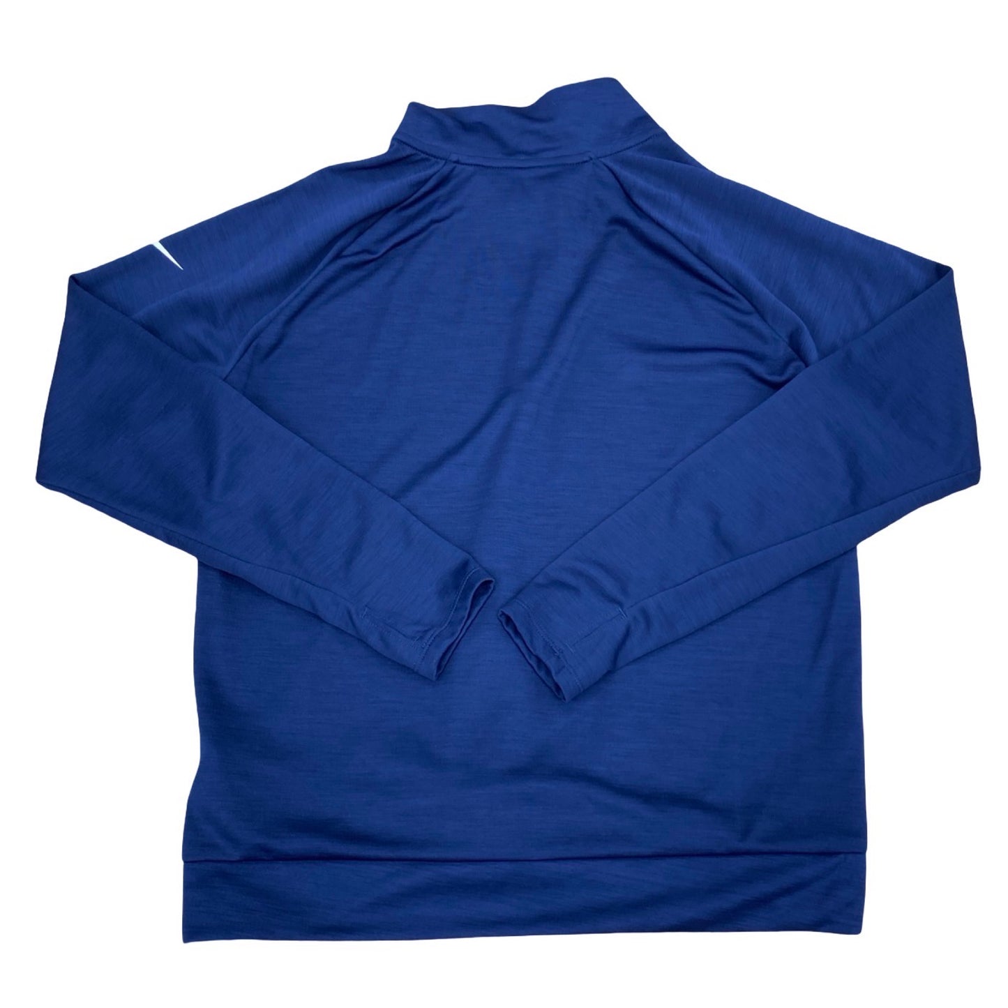 Athletic Sweatshirt Collar By Nike In Navy, Size:M