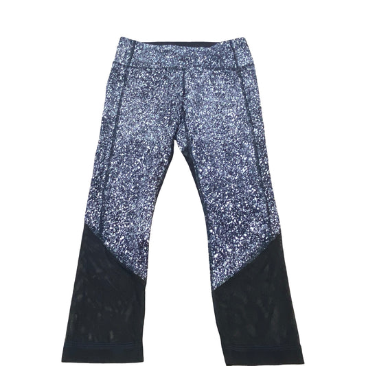 Athletic Leggings By Lululemon In Black & White, Size:6