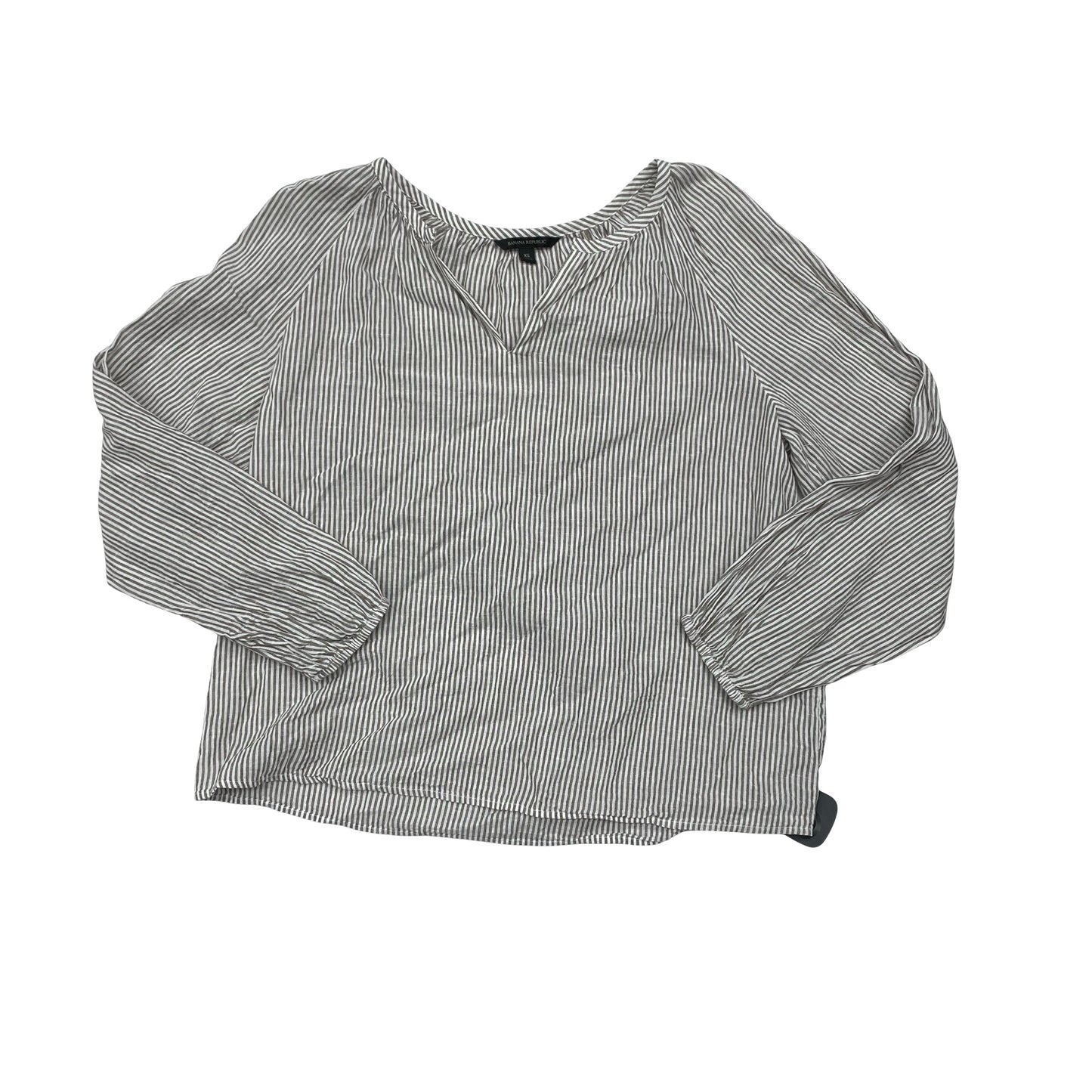 Top Ls By Banana Republic In Striped Pattern, Size:Xs