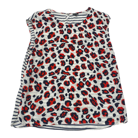 Top Sleeveless By Talbots In Animal Print, Size:Xl