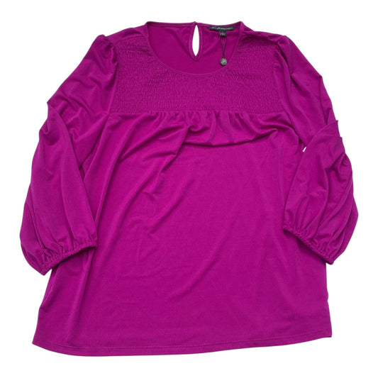 Top Ls By Adrianna Papell In Pink, Size:L
