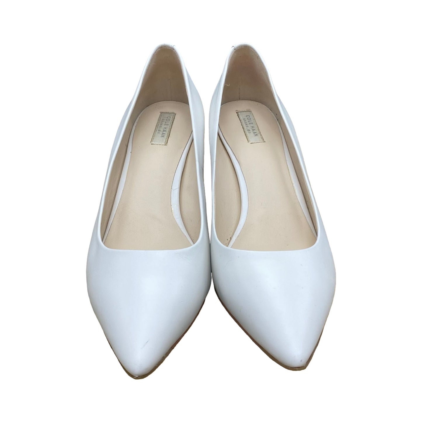 Shoes Heels Kitten By Cole-Haan In White, Size:8.5