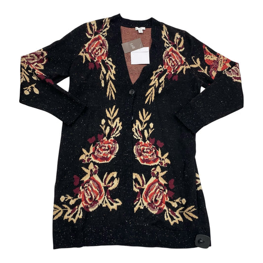 Sweater Cardigan By J. Jill In Black, Size:Sp