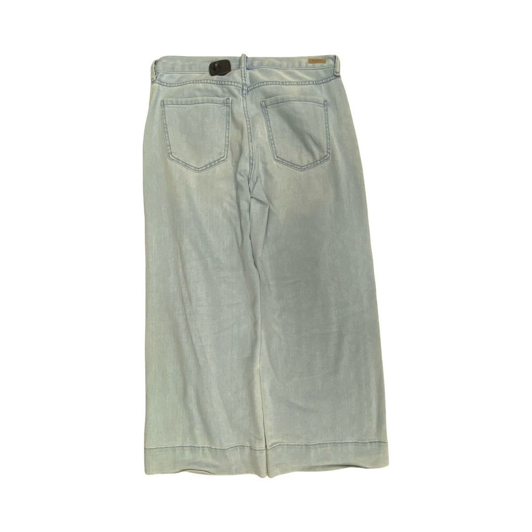 Jeans Wide Leg By Liverpool In Blue, Size:4