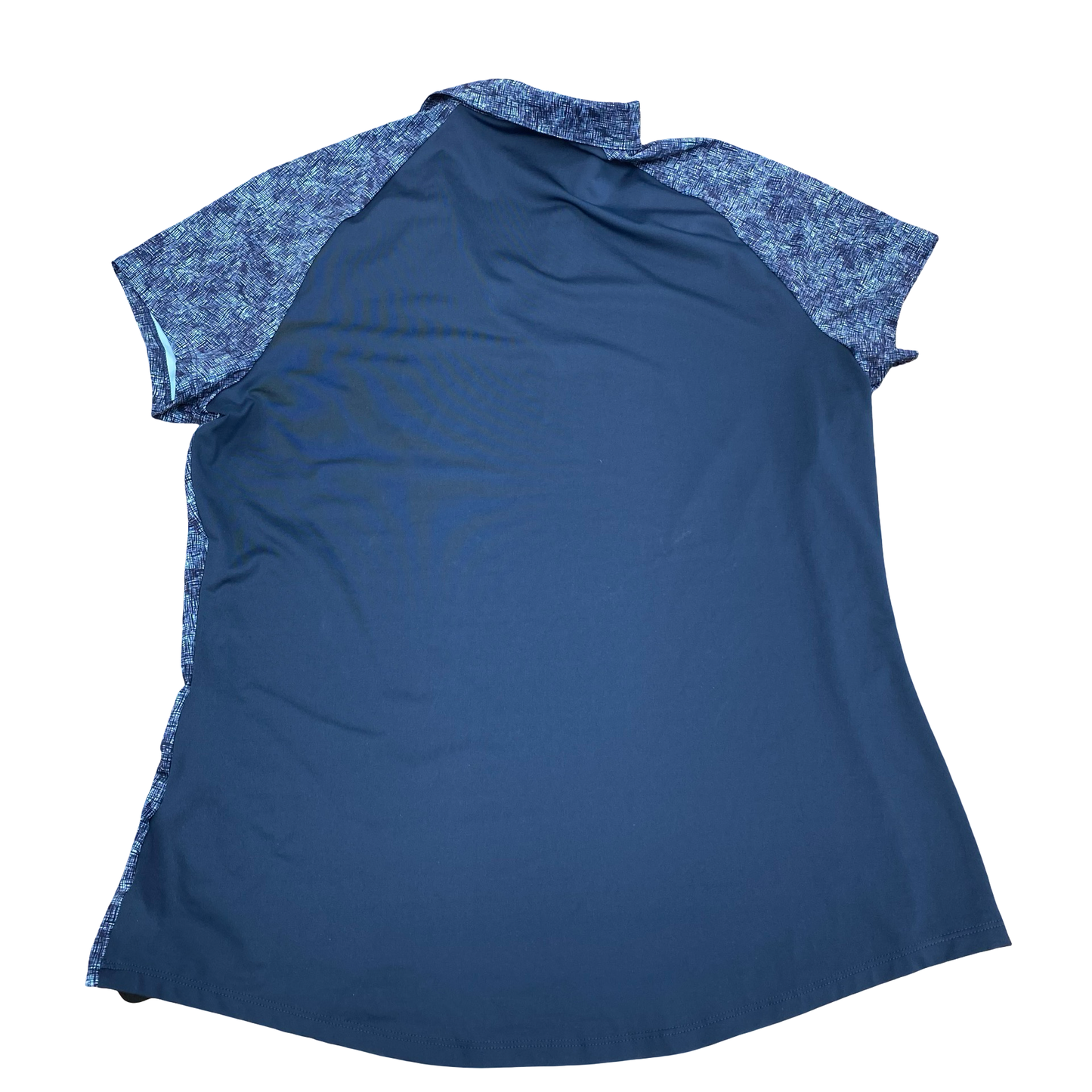 Athletic Top Ss By Adidas In Navy, Size:L