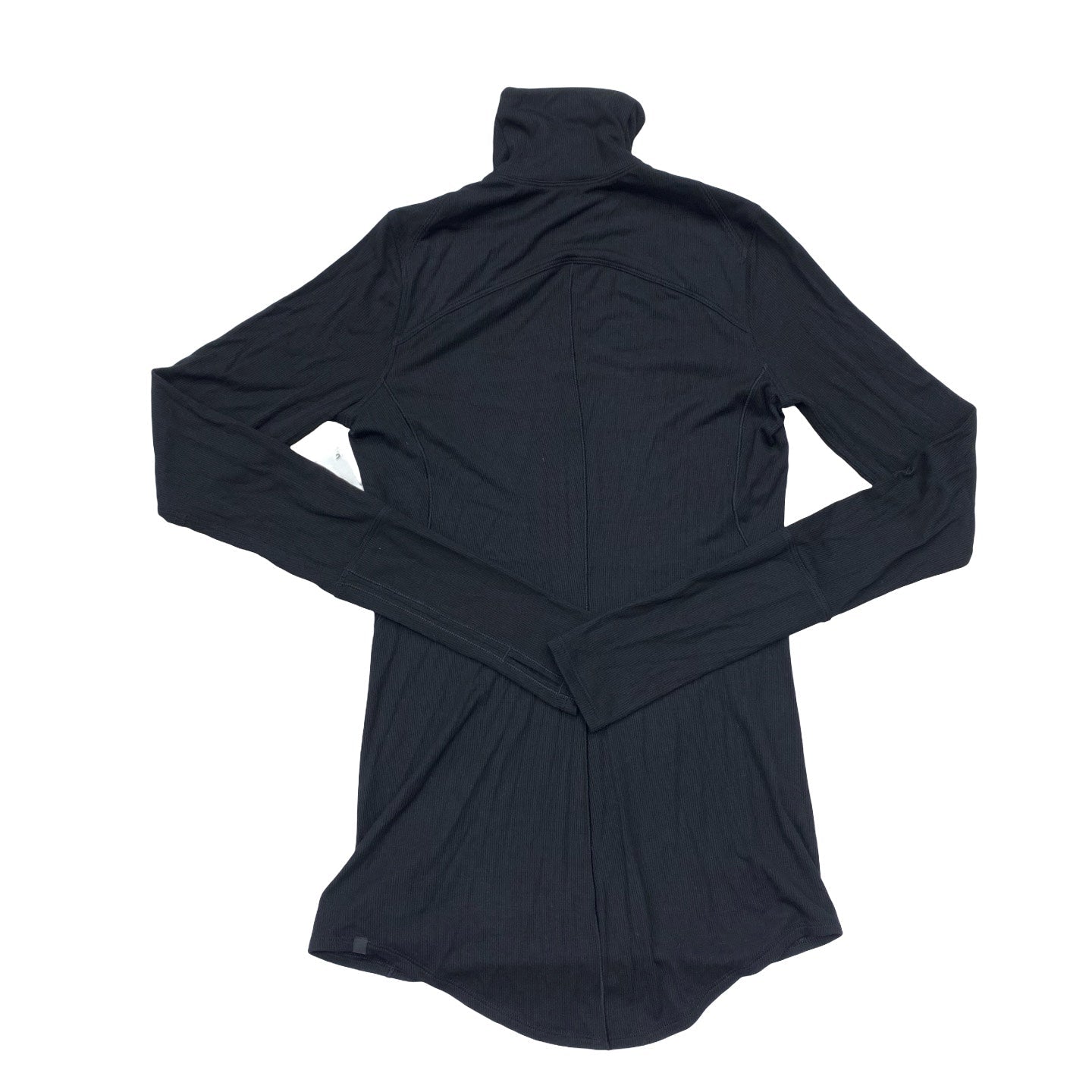 Athletic Top Ls Collar By Lululemon In Black, Size:S