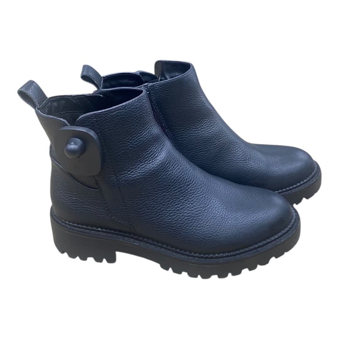 Boots Ankle Flats By Nordstrom In Black, Size:6