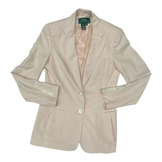 Blazer By Lauren By Ralph Lauren In Pink, Size:4