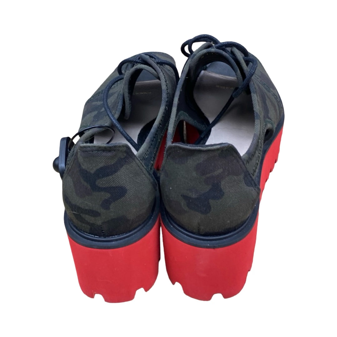 Shoes Heels Platform By Cmc In Camouflage Print, Size:8