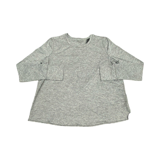 Athletic Top Ls Crewneck By Athleta In Grey, Size:Xl