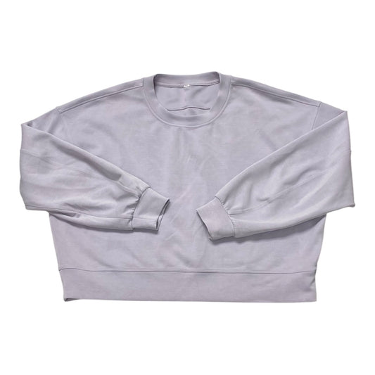 Athletic Sweatshirt Crewneck By Lululemon In Purple, Size:12