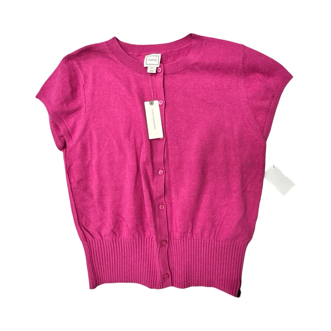 Sweater Cardigan By Maeve In Pink, Size:M