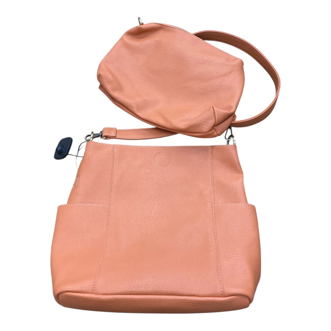 Handbag By JOY Susan In Peach, Size:Medium