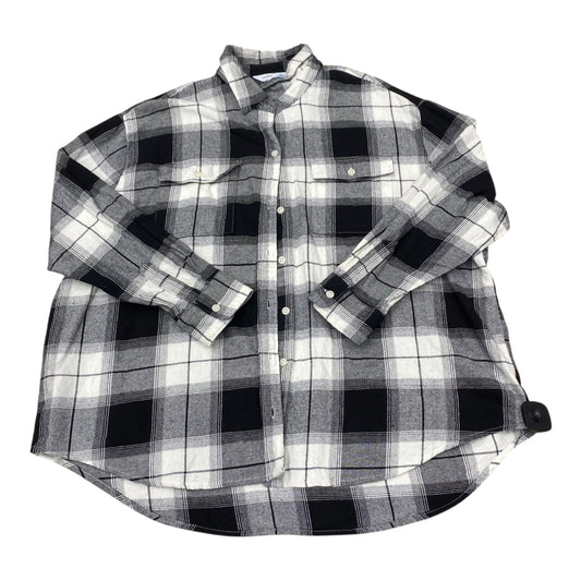 Top Ls By Old Navy In Plaid Pattern, Size:Xl