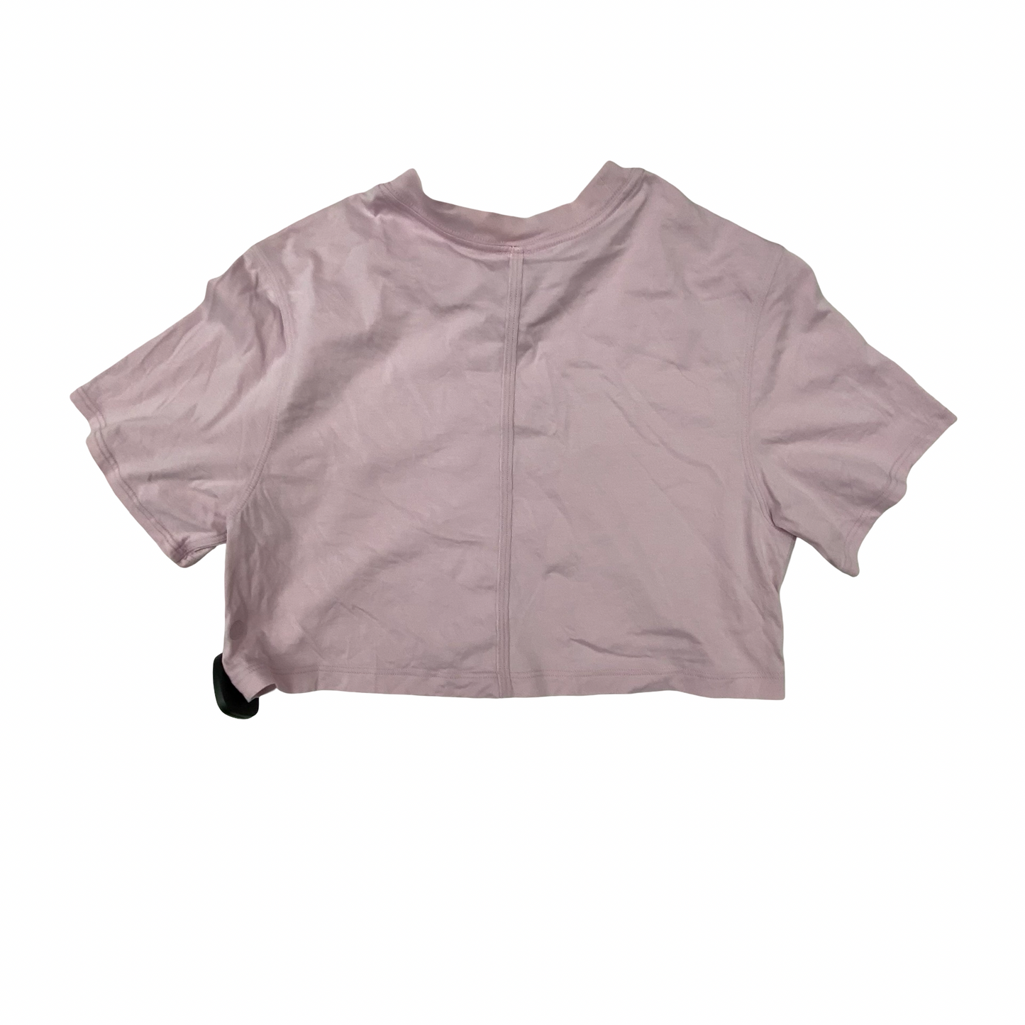 Athletic Top Ss By Lululemon In Mauve, Size:0