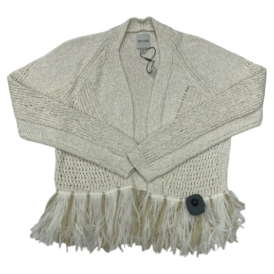 Sweater Cardigan By Nic + Zoe In Cream, Size:Xs