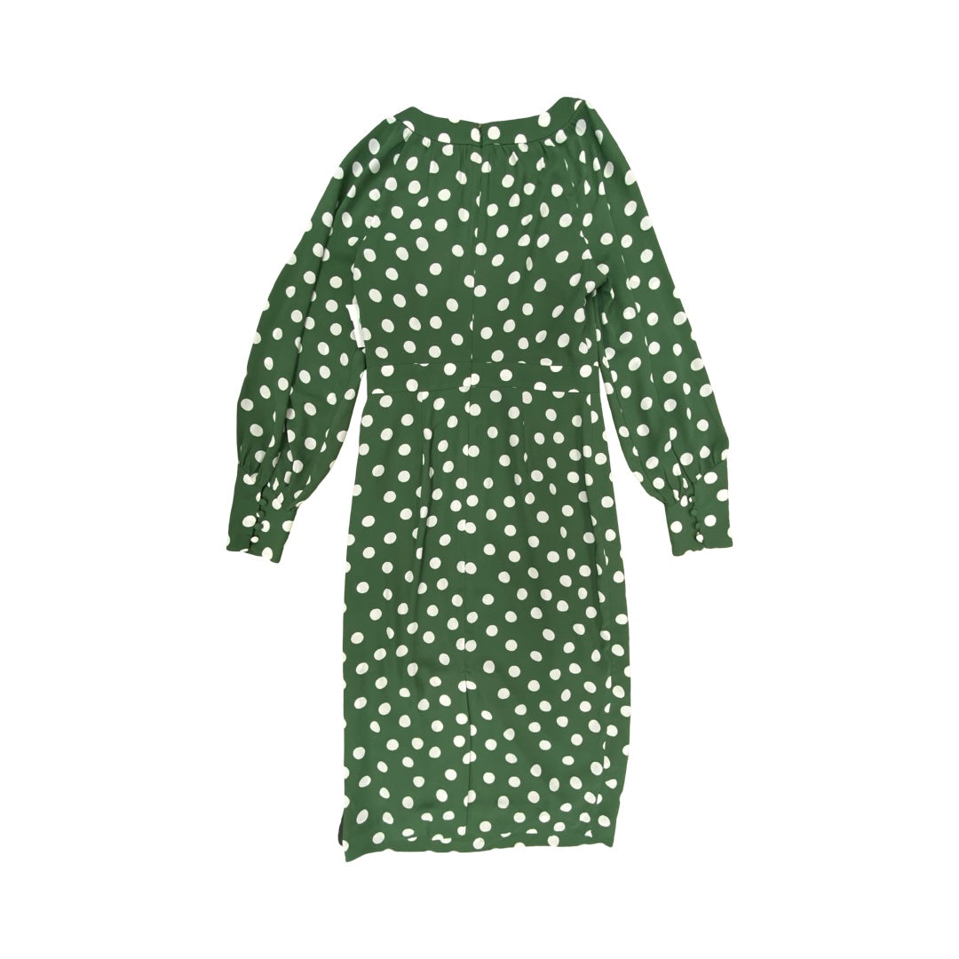 Dress Casual Midi By Boden In Polkadot Pattern, Size:2
