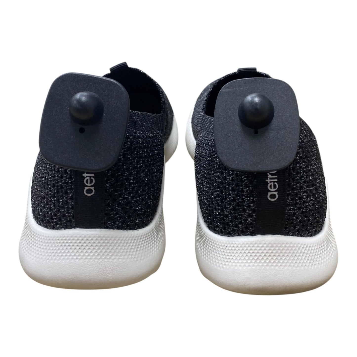 Shoes Sneakers By Aetrex In Black & Silver, Size:9