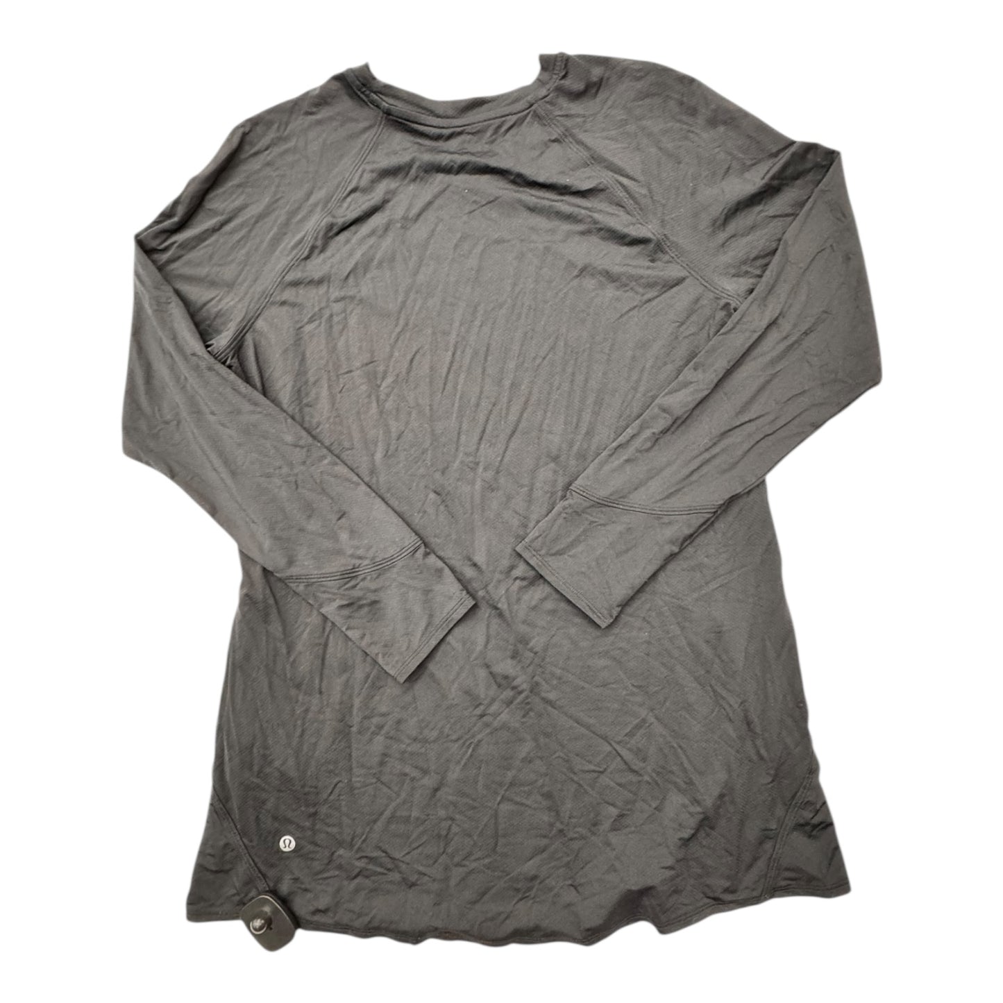 Athletic Top Ls Crewneck By Lululemon In Black, Size:M