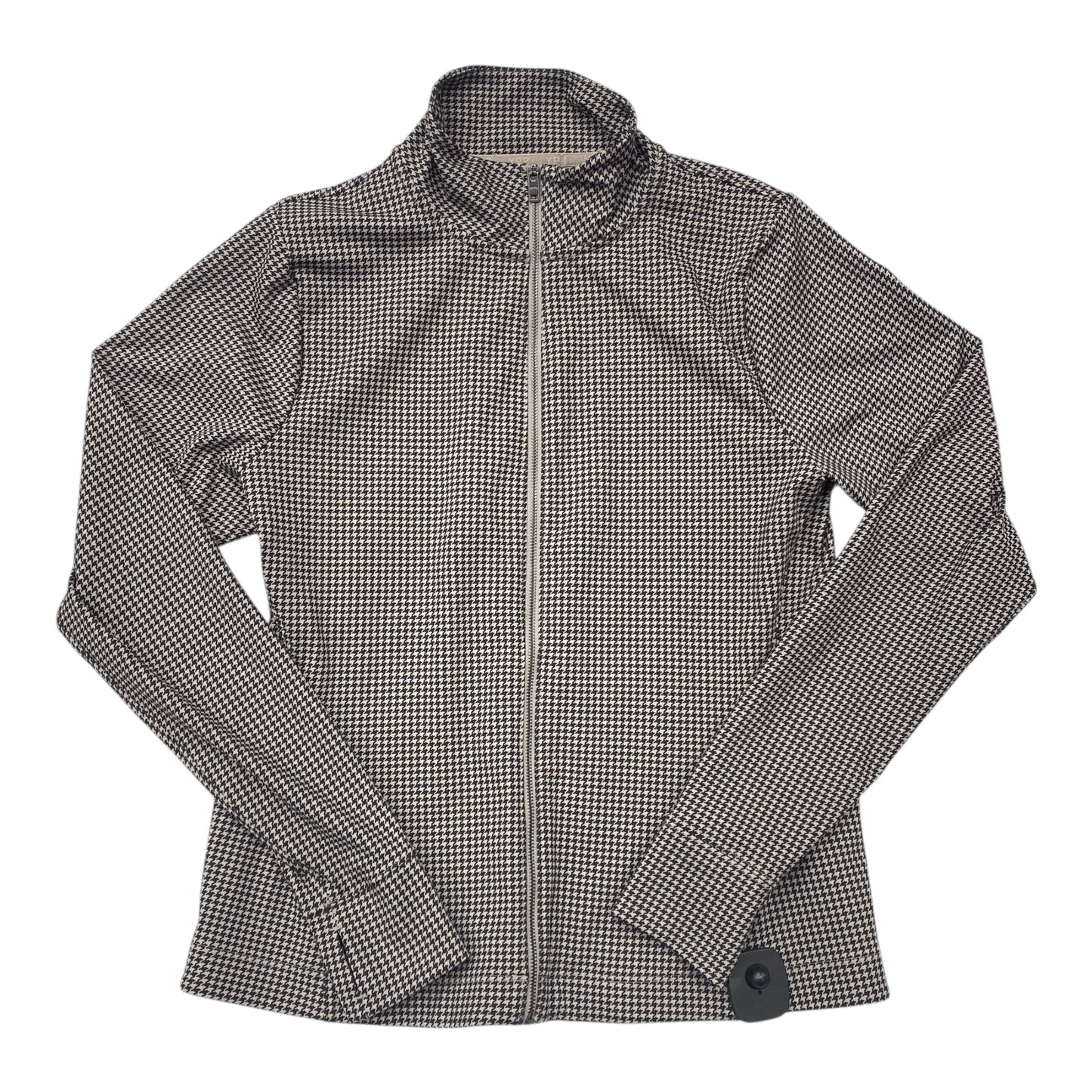 Athletic Jacket By Ypb In Black & Brown, Size:Xl