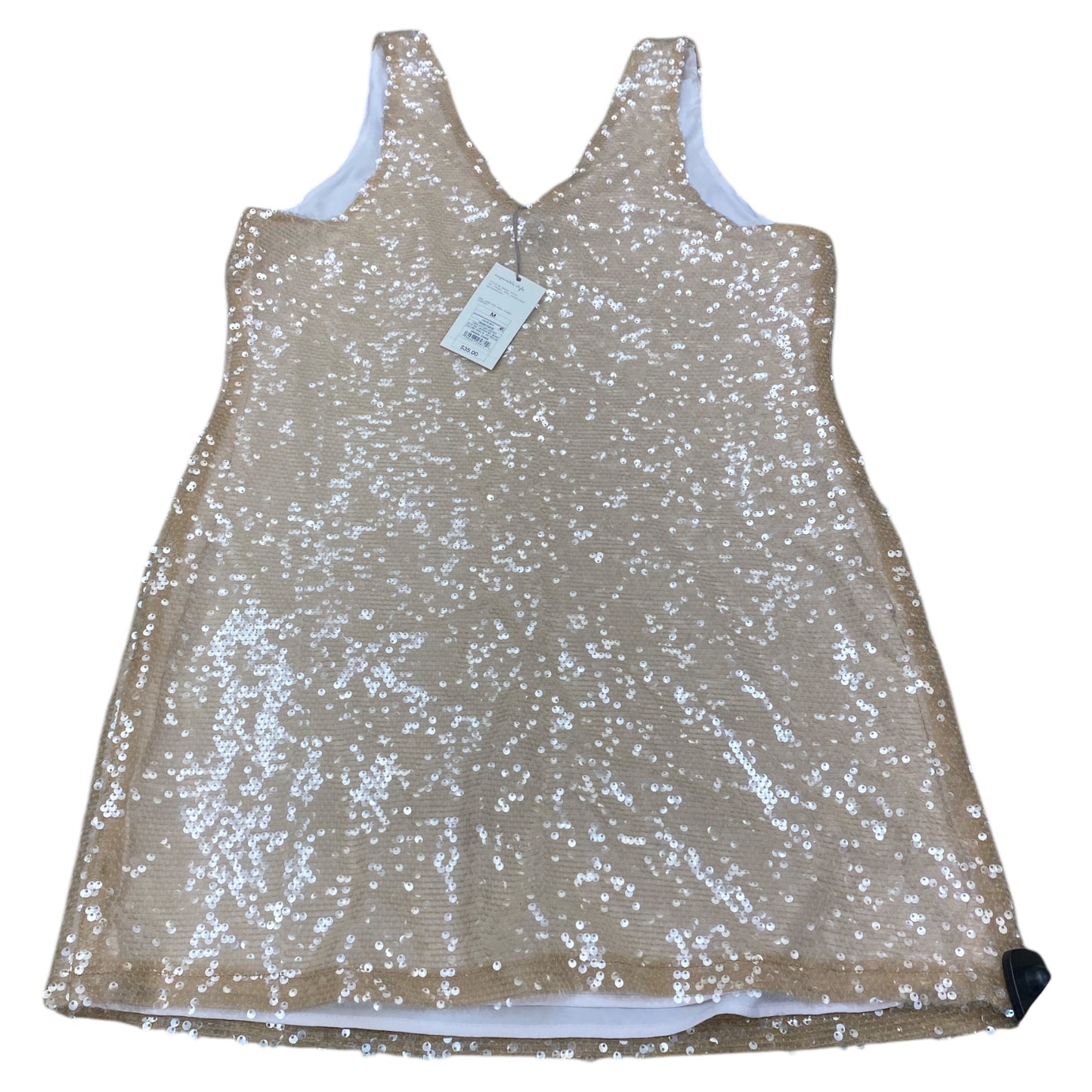 Dress Casual Midi By A New Day In Cream, Size:M