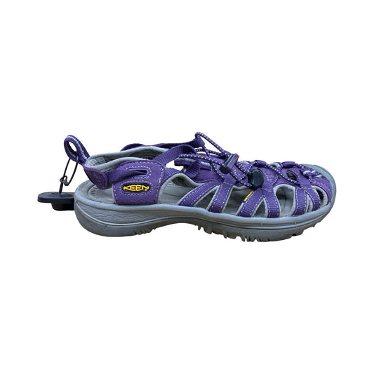 Sandals Flats By Keen In Purple, Size:6.5