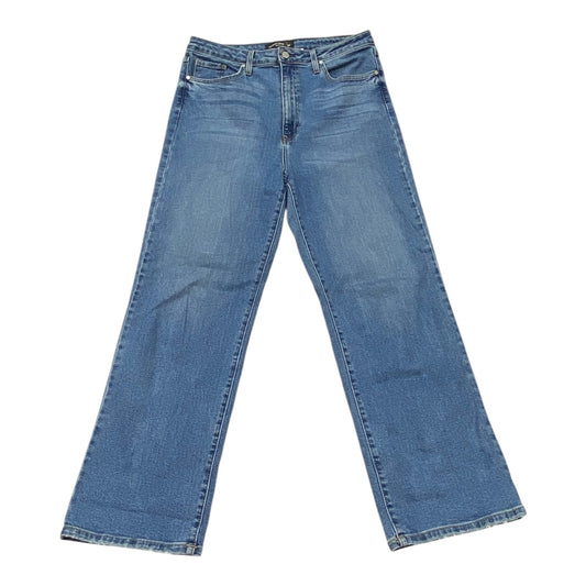 Jeans Wide Leg By Cmc In Blue Denim, Size:14