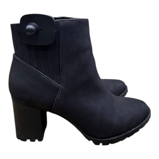 Boots Ankle Heels By Kelly And Katie In Black, Size:8