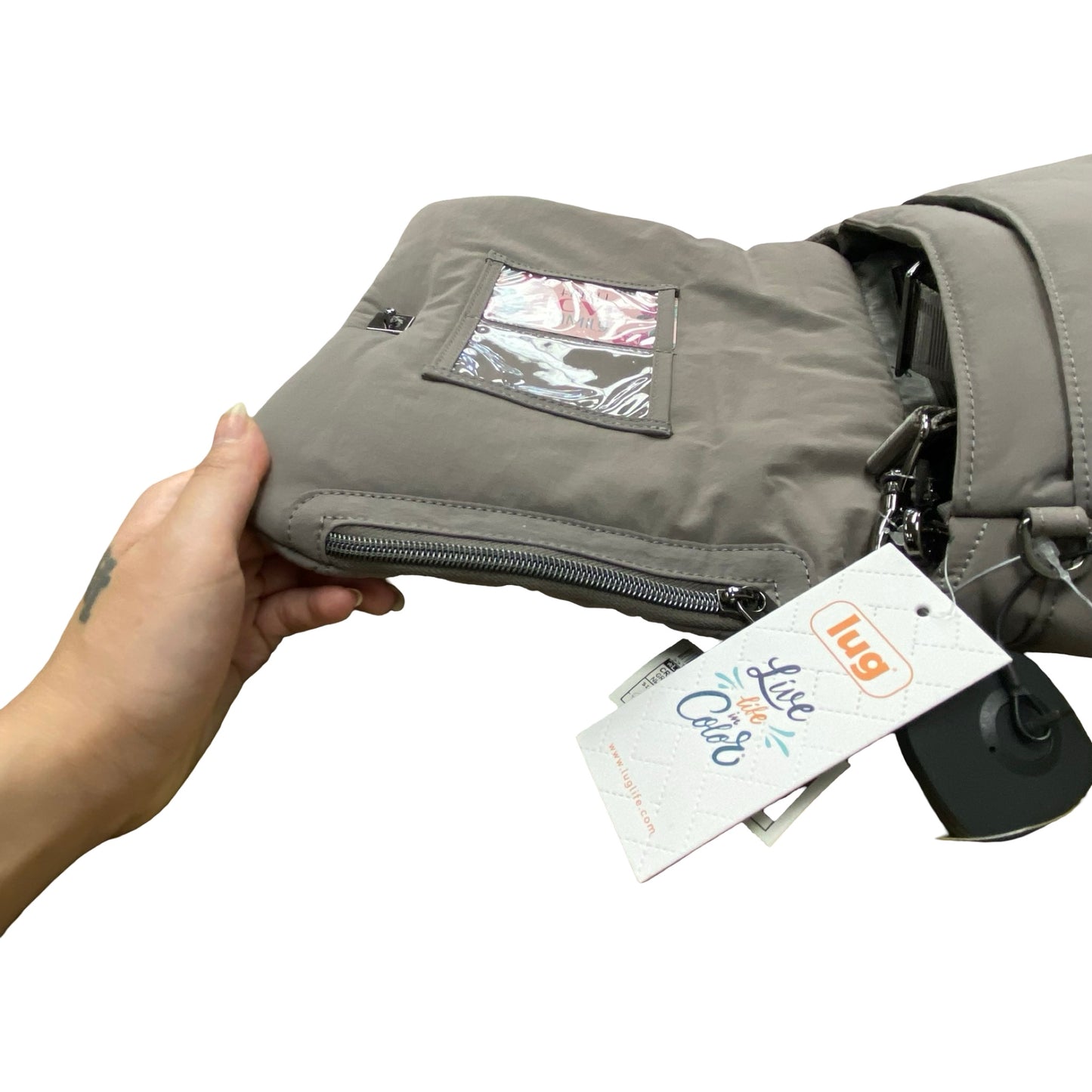 Crossbody By Lug In Grey, Size:Small