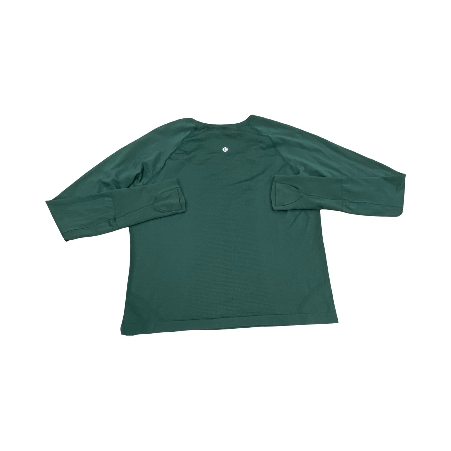 Athletic Top Ls Crewneck By Lululemon In Green, Size:10
