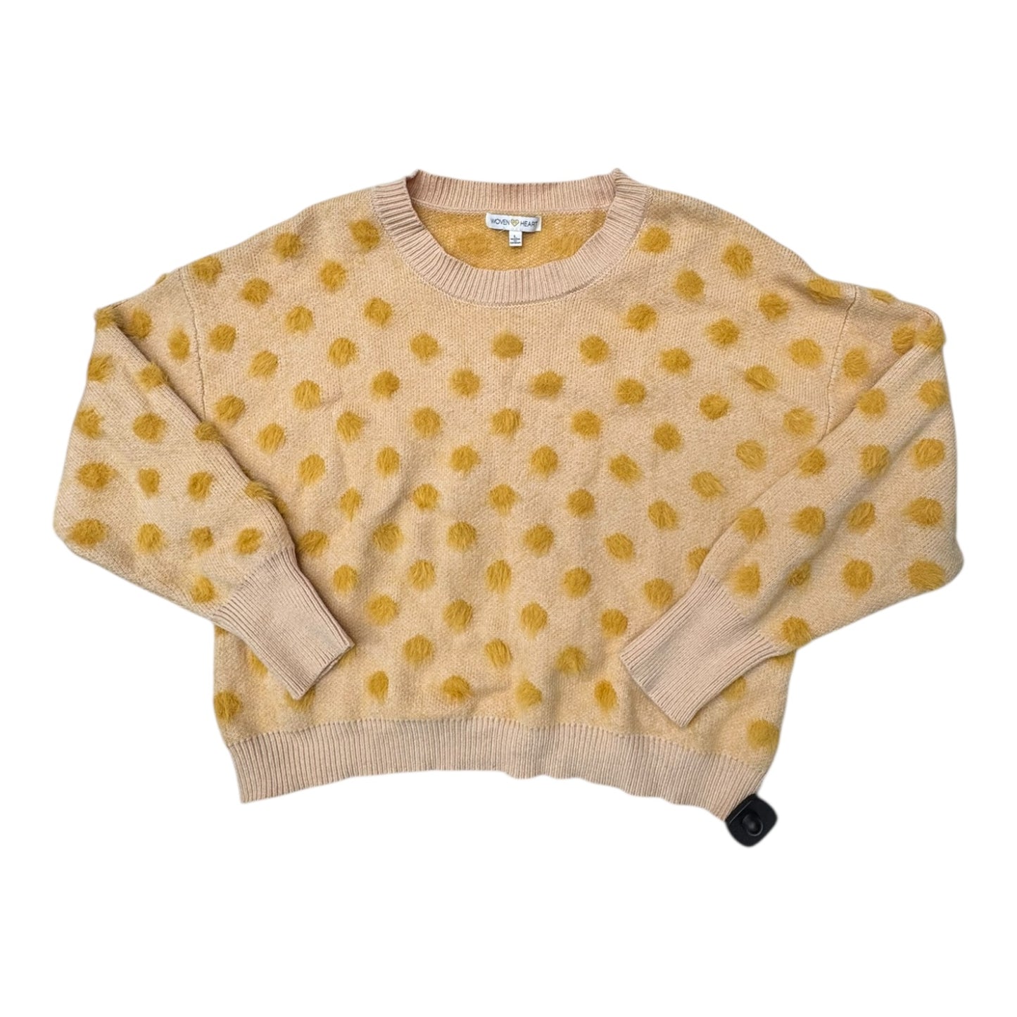 Sweater By Woven Heart In Gold, Size:L
