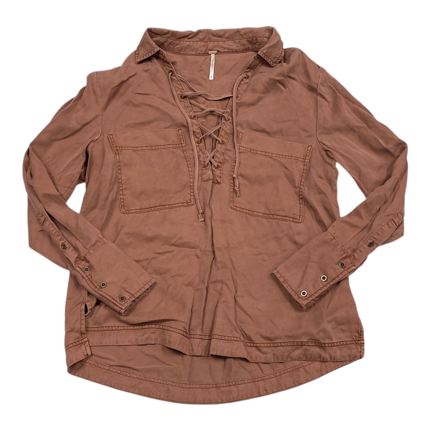 Top Ls By Free People In Brown, Size:S