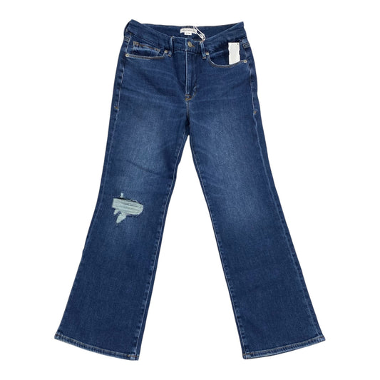Jeans Straight By Good American In Blue Denim, Size:8