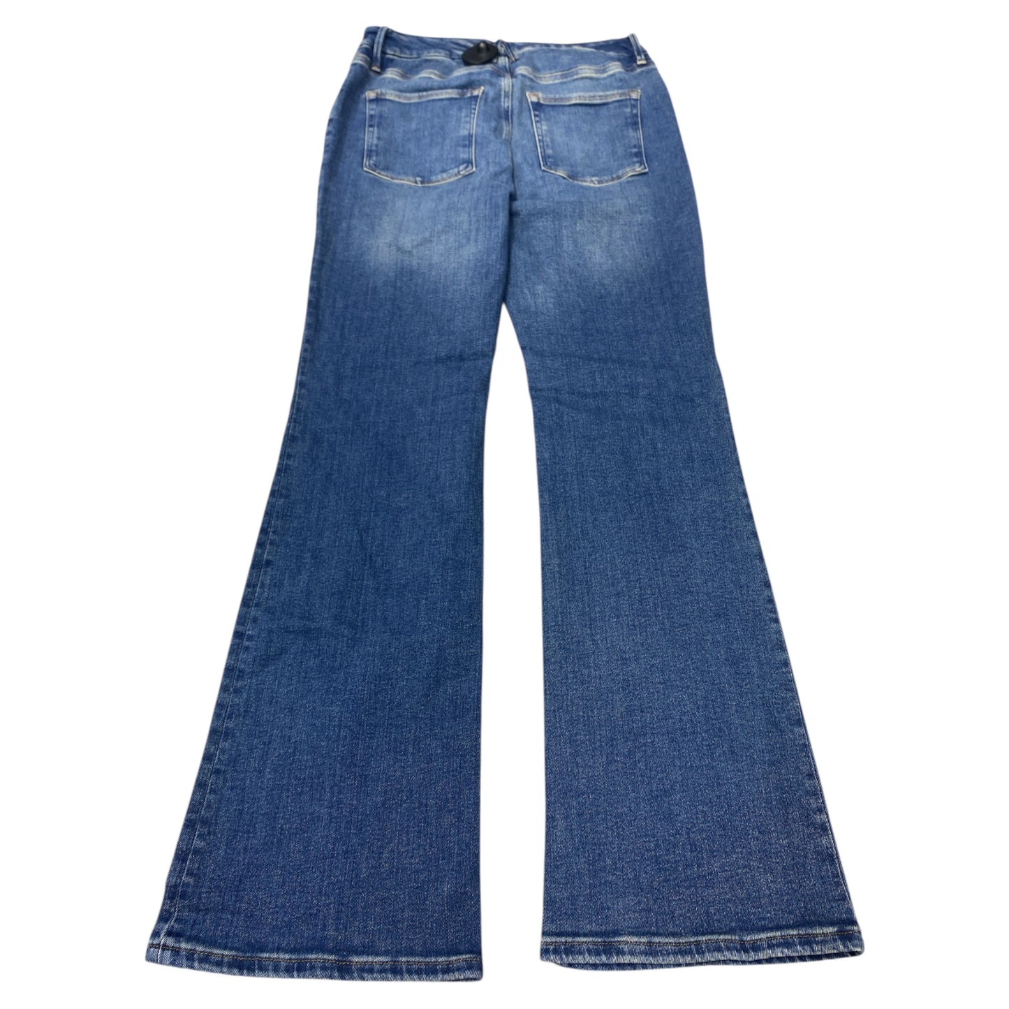 Jeans Straight By Good American In Blue Denim, Size:14