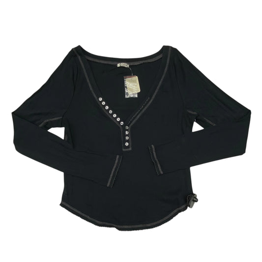 Top Ls By Free People In Black, Size:Xl