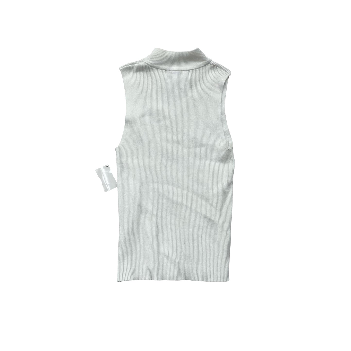 Top Sleeveless By John + Jenn In White, Size:Xs