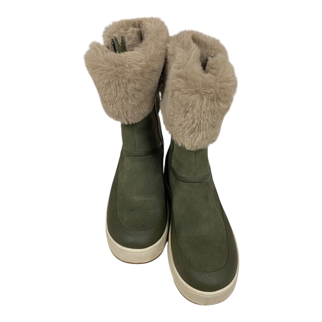 Boots Mid-Calf Flats By Koolaburra By Ugg In Green & Tan, Size:6