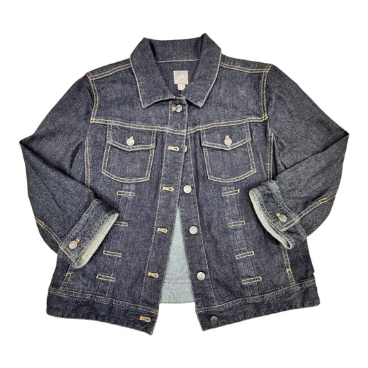 Jacket Denim By J. Jill In Blue, Size:S