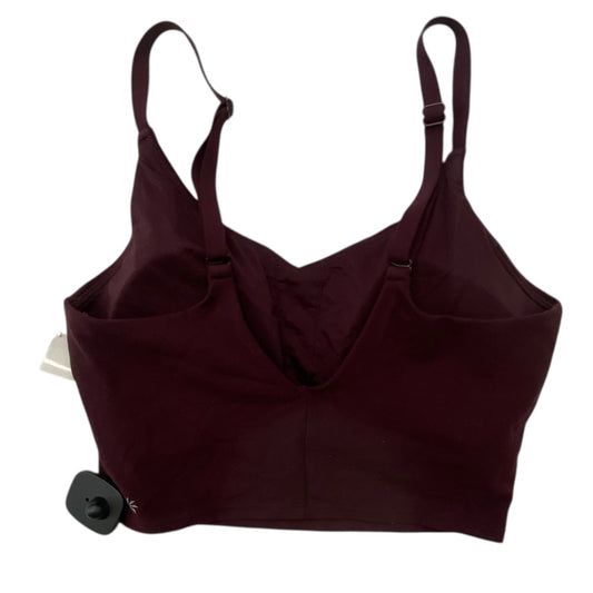 Athletic Bra By Athleta In Maroon, Size:Xs