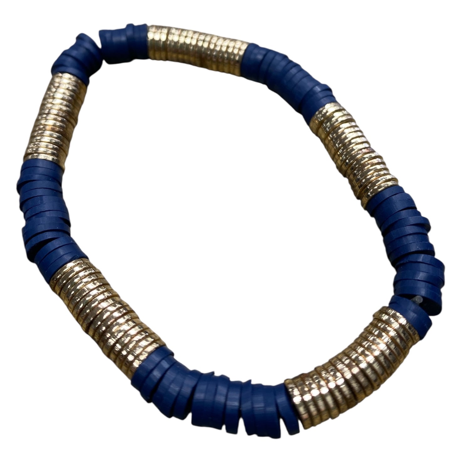 Bracelet Set By Cmc In Blue & Gold, Size:02 Piece Set