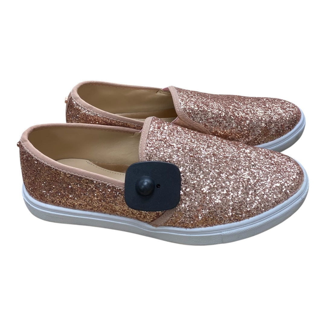 Shoes Flats By Cmc In Rose Gold, Size:9.5