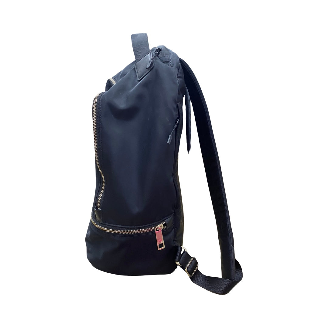 Backpack By Lululemon In Black & Gold, Size:Medium