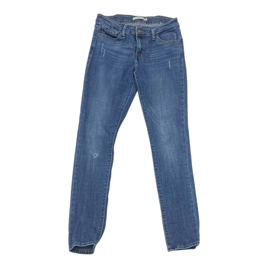 Jeans Straight By Levis In Blue Denim, Size:6